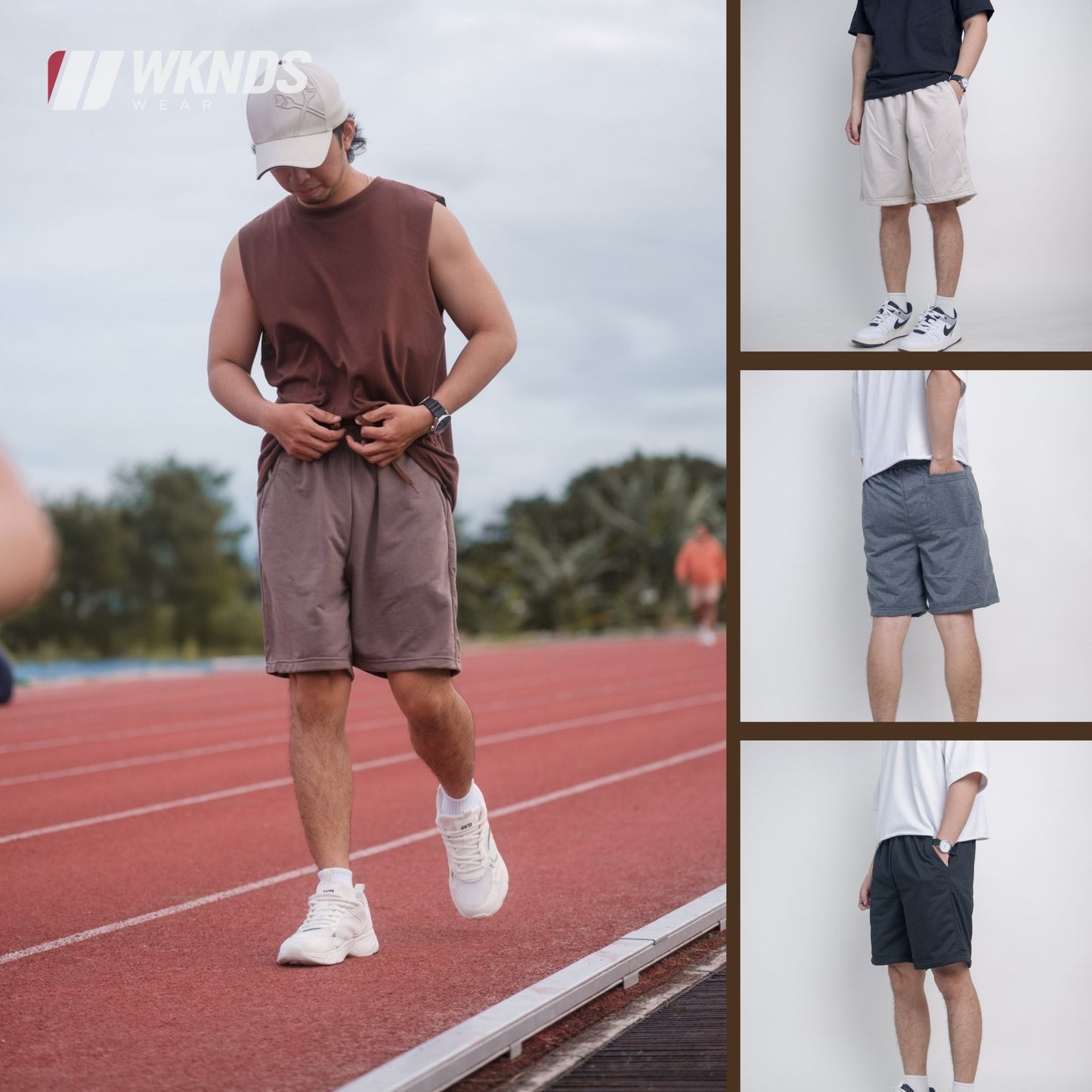 Sweatshort Plain Jogger