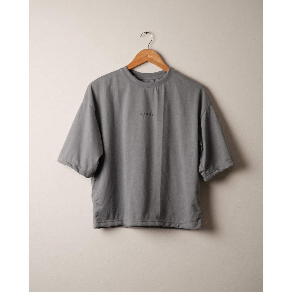 Cropped Logo Tees Typewriter font