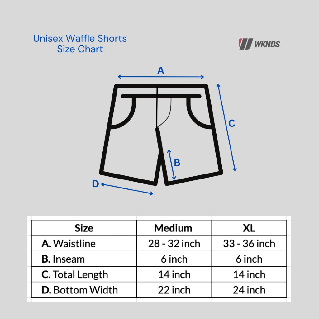 Unisex Waffle Knitted