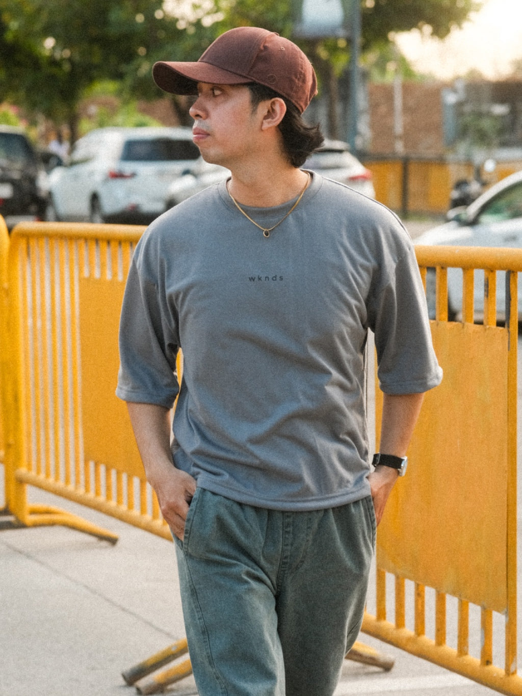 Cropped Logo Tees Typewriter font