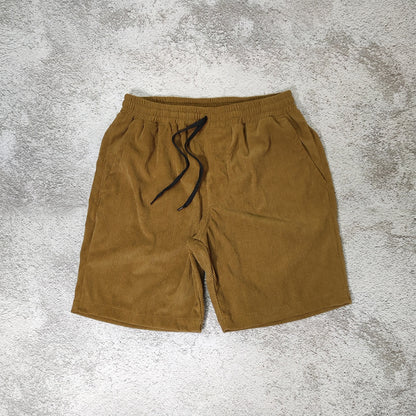 Corduroy Tailored Plain Shorts