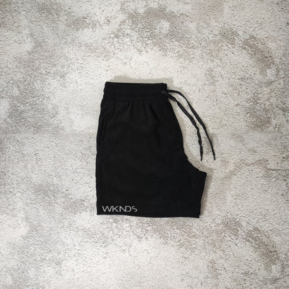 Unisex Corduroy Plain Shorts