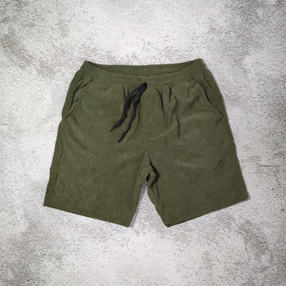 Corduroy Tailored Plain Shorts