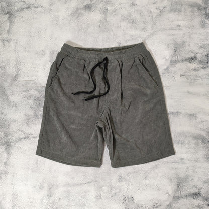 Corduroy Tailored Plain Shorts
