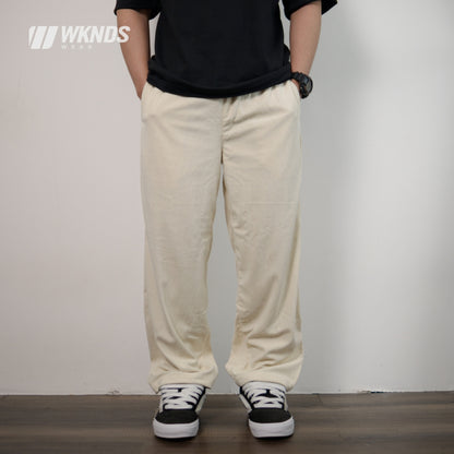 Wide Leg Corduroy Trouser