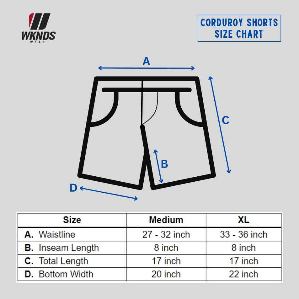 Corduroy Tailored Plain Shorts
