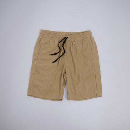 Corduroy Tailored Plain Shorts