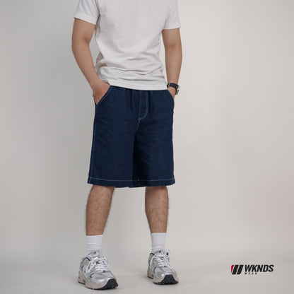 Jorts Washed Denim