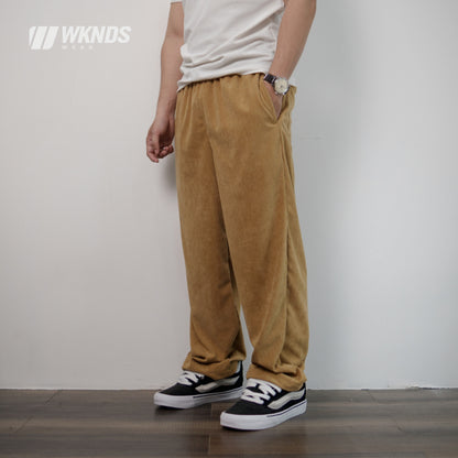 Wide Leg Corduroy Trouser
