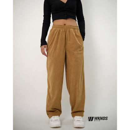Wide Leg Corduroy Trouser