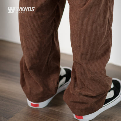Wide Leg Corduroy Trouser