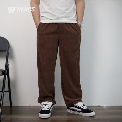 Wide Leg Corduroy Trouser