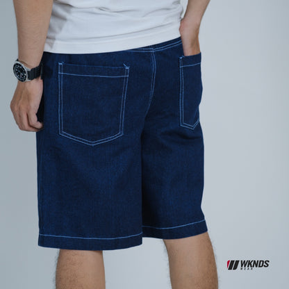 Jorts Washed Denim