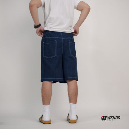 Jorts Washed Denim