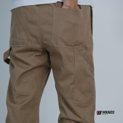 Heavy Twill Carpenter | Cargo | Chino Straight-Cut / Wide-Leg Unisex Utility Trouser Pants