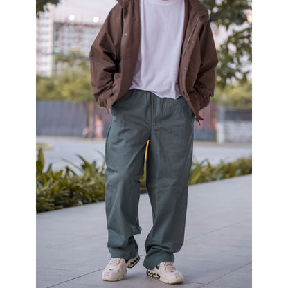 Heavy Twill Carpenter | Cargo | Chino Straight-Cut / Wide-Leg Unisex Utility Trouser Pants