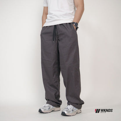Lightweight Twill Wide-Leg