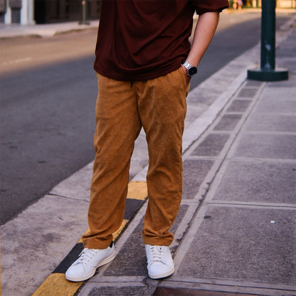 Straight Cut Corduroy Trouser
