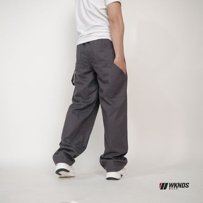 Lightweight Twill Wide-Leg