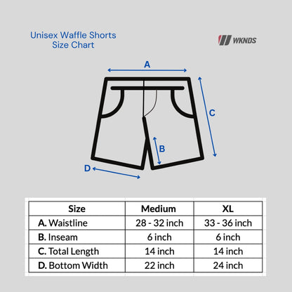 Unisex Waffle Knitted