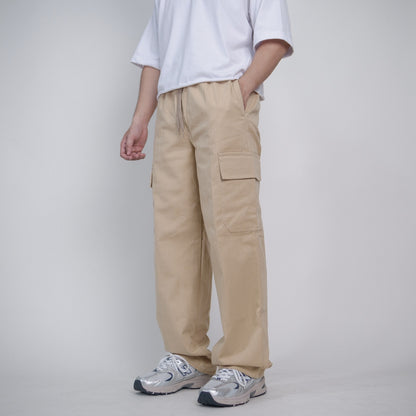 Heavy Twill Carpenter | Cargo | Chino Straight-Cut / Wide-Leg Unisex Utility Trouser Pants