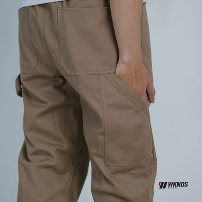 Heavy Twill Carpenter | Cargo | Chino Straight-Cut / Wide-Leg Unisex Utility Trouser Pants