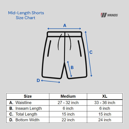 Mid-Length Unisex Quick Dry Swim Shorts