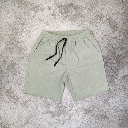 Corduroy Tailored Plain Shorts