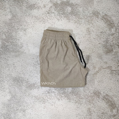 Unisex Corduroy Plain Shorts